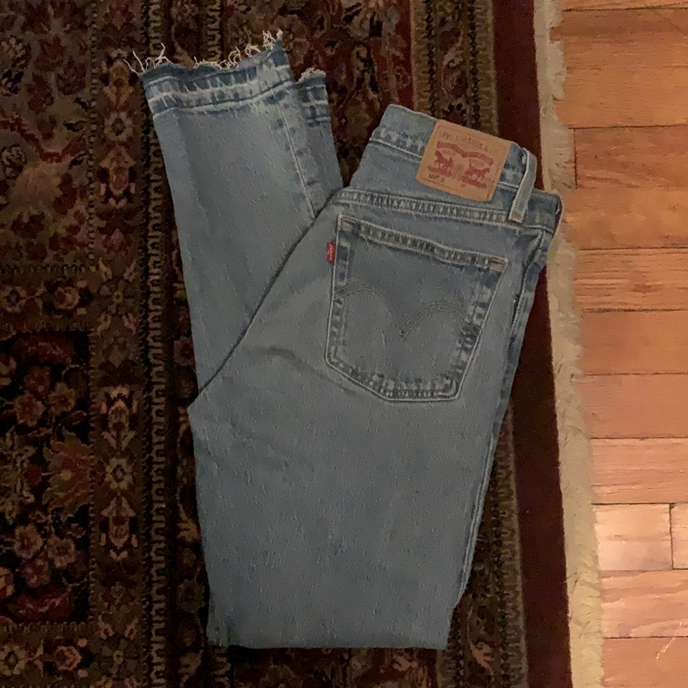 Levi 501 Skinny Light Wash Jeans